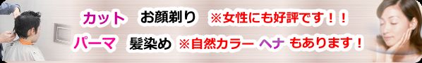 メニュー料金表